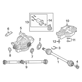 BMW OE - Rear Suspension - Axle & Differential (M)