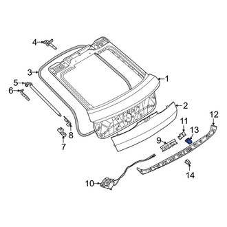 BMW OE - Rear Liftgate Pull Handle Bracket