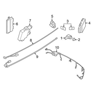 BMW OE - Rear Bumper - Electrical Components (M)