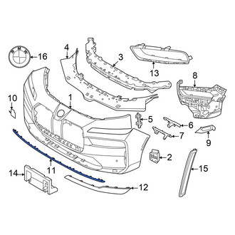 BMW OE - Front Center Bumper Trim