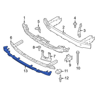 BMW OE - Front Lower Bumper Impact Absorber