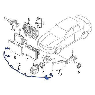 BMW OE - Front Parking Aid System Wiring Harness