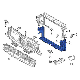 BMW OE - Front Lower Radiator Support Air Duct