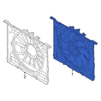 BMW OE - Engine Cooling Fan Assembly