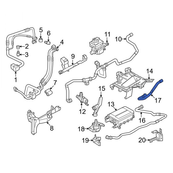 Drive Motor Battery Pack Coolant Hose