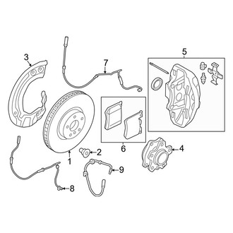 BMW OE - Front Suspension - Brake Components