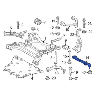 BMW OE - Front Left Lateral Arm and Ball Joint Assembly