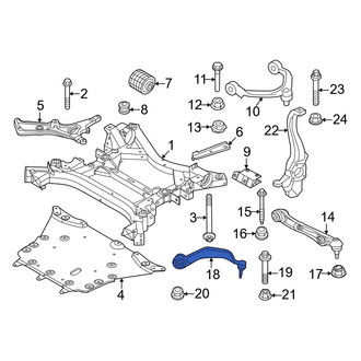 BMW OE - Front Right Lateral Arm and Ball Joint Assembly