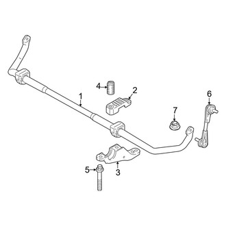 BMW OE - Front Suspension - Stabilizer Bar & Components (W/O Active Comfort Drive)