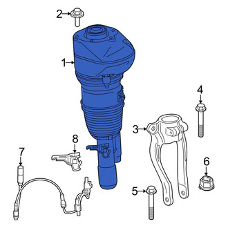 BMW OE - Rear Left Suspension Shock Absorber