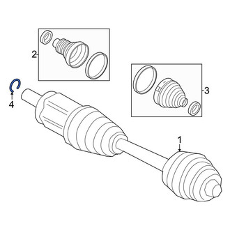 BMW OE - Left CV Joint Retaining Ring