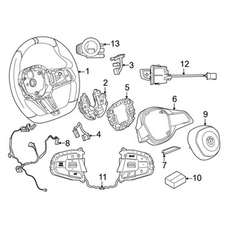 BMW OE - Steering Wheel & Trim (W/O M Sport Wheel)