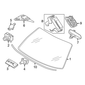 BMW OE - Windshield - Glass