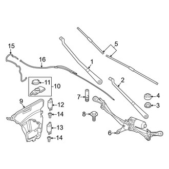 BMW OE - Windshield - Wiper & Washer Components (Windshield)