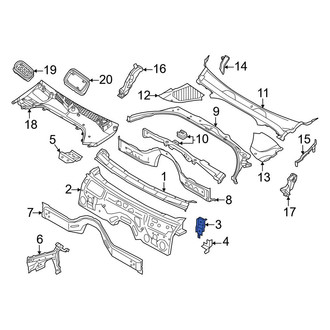 BMW OE - Right Dashboard Panel Bracket