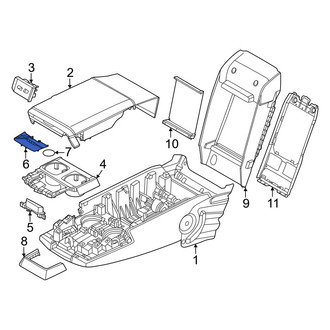 BMW OE - Rear Console Mat
