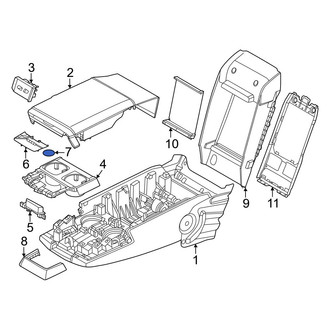 BMW OE - Rear Console Mat