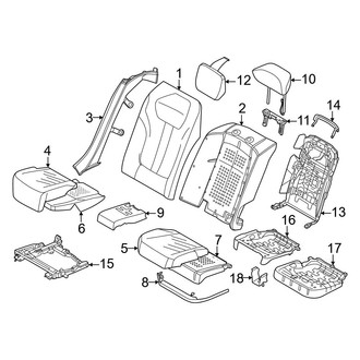 BMW OE - Seats & Tracks - Rear Seat Components (With Executive Lounge Seats)