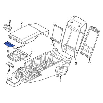 BMW OE - Rear Console Mat