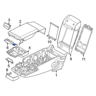 BMW OE - Rear Console Mat