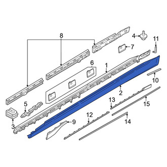 BMW OE - Left Lower Rocker Panel Guard