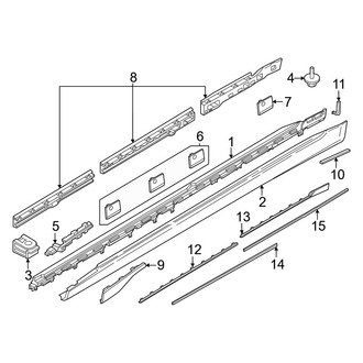 BMW OE - Pillars, Rocker & Floor - Exterior Trim (W/O M Sport Trim)