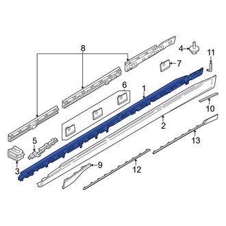 BMW OE - Left Lower Rocker Panel Guard