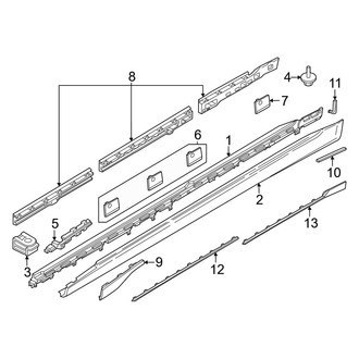 BMW OE - Pillars, Rocker & Floor - Exterior Trim (With M Sport Trim)