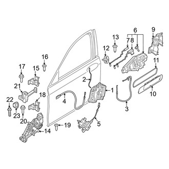 BMW OE - Front Door - Lock & Hardware
