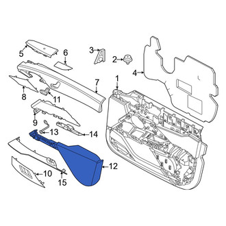 BMW OE - Front Left Door Armrest