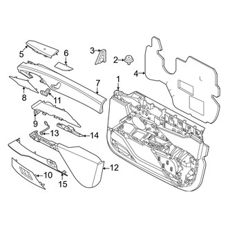 BMW OE - Front Door - Interior Trim (Door Trim & Components)