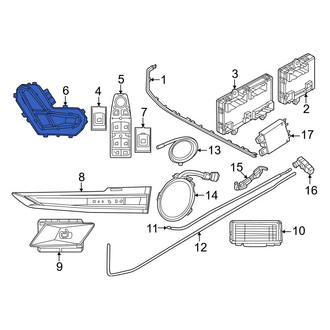 BMW OE - Front Left Power Seat Switch