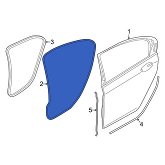 BMW OE - Rear Outer Door Seal