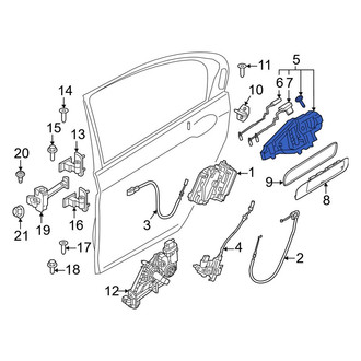 BMW OE - Front Right Outer Exterior Door Handle
