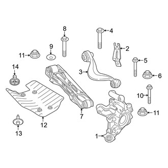 BMW OE - Rear Suspension - Suspension Components (Knuckle & Control Arms)