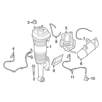 BMW OE - Rear Suspension - Struts & Components (M70 xDrive)