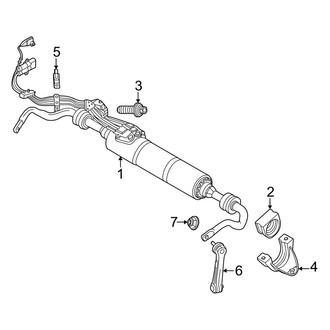 BMW OE - Rear Suspension - Stabilizer Bar & Components (With Active Drive)