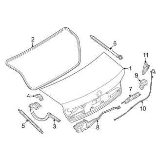 2023 BMW i7 Trunk & Tailgate Lift Supports — CARID.com