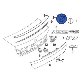 BMW OE - Rear Deck Lid Emblem