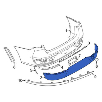 BMW OE - Rear Lower Bumper Cover
