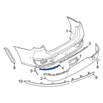 BMW OE - Rear Left Bumper Trim