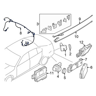 BMW OE - Rear Lower Parking Aid System Wiring Harness