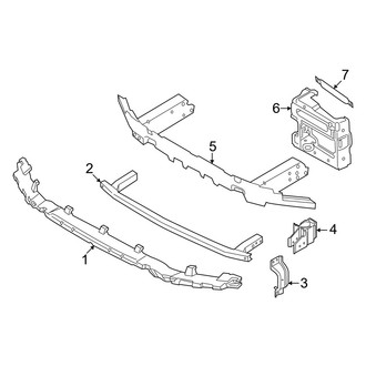 BMW OE - Front Bumper & Grille - Bumper & Components (W/O M Sport Bumper Support), (xDrive30)