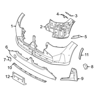 BMW OE - Front Bumper & Grille - Bumper & Components (Bumper Cover & Trim), (M50 xDrive)
