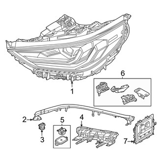 BMW OE - Front Lamps - Headlamp Components
