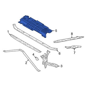 BMW OE - Front Upper Radiator Support Access Cover