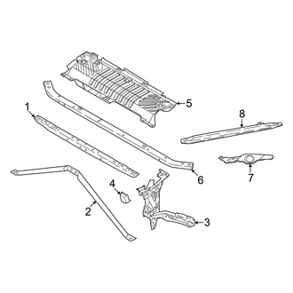 BMW OE - Radiator Support