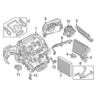 BMW OE - Air Conditioner & Heater - Evaporator & Heater Components