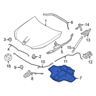 BMW OE - Hood Insulation Pad