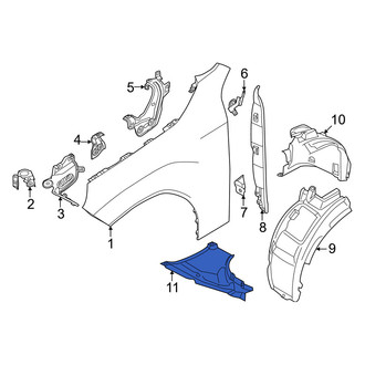 BMW OE - Front Left Fender Liner Extension